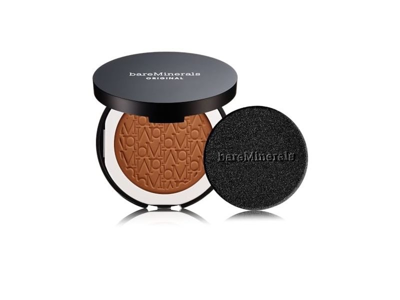 bareMinerals Original Pressed Powder Foundation, Medium Dark 23, SPF 15, 0.3 oz/9 g