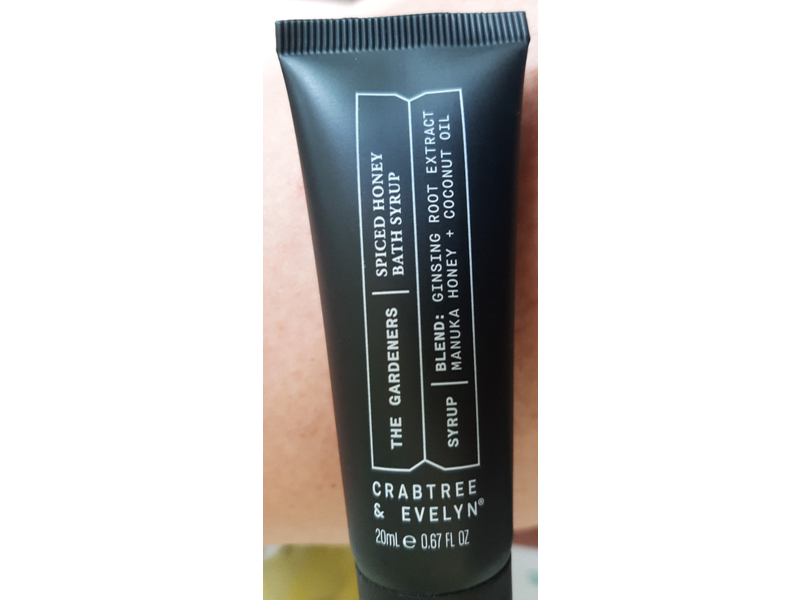 Crabtree & Evelyn Spiced Honey Bath Syrup, 0.67 fl oz/20 mL