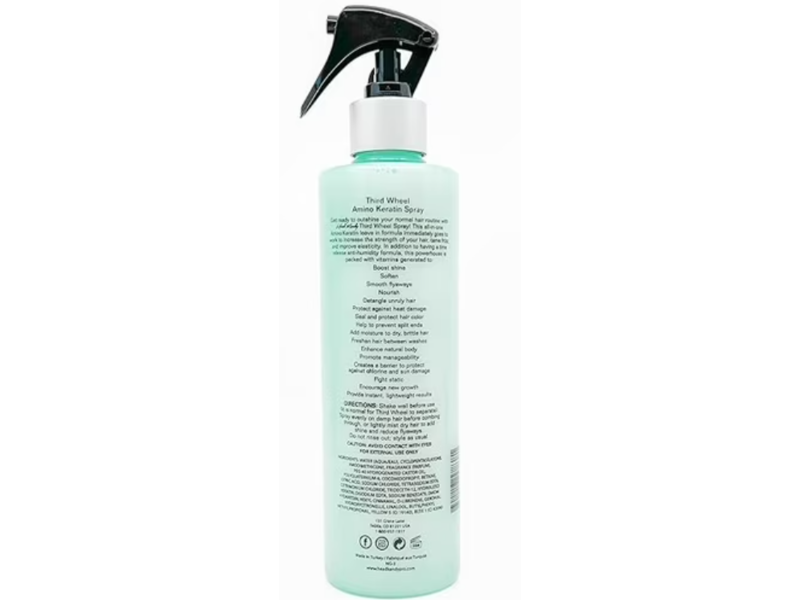 Head Kandy Aminokeratin The Third Wheel Leave In Strength & Shine Spray, 13.58 fl oz/400 mL