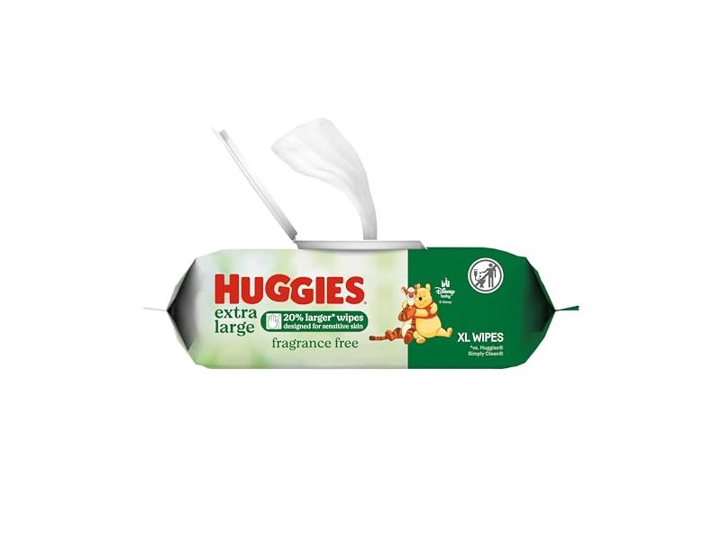 Huggies Extra Large Baby Wipes, Unscented, 42 Count