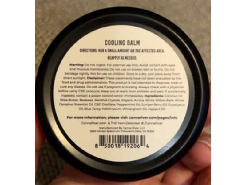 Canna River Cooling Balm, 2.03 oz