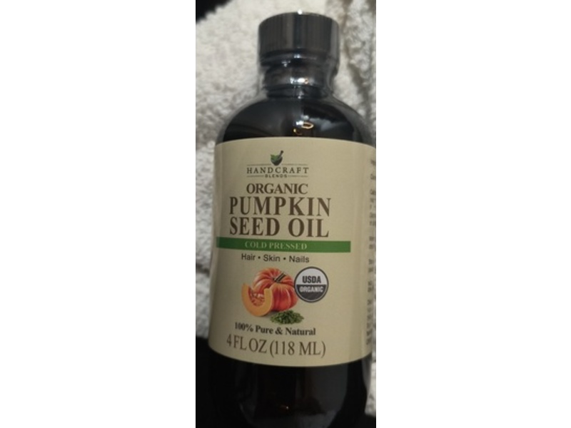 Handcraft Blends Organic Oil, Pumpkin Seed, 4 fl oz/118 mL