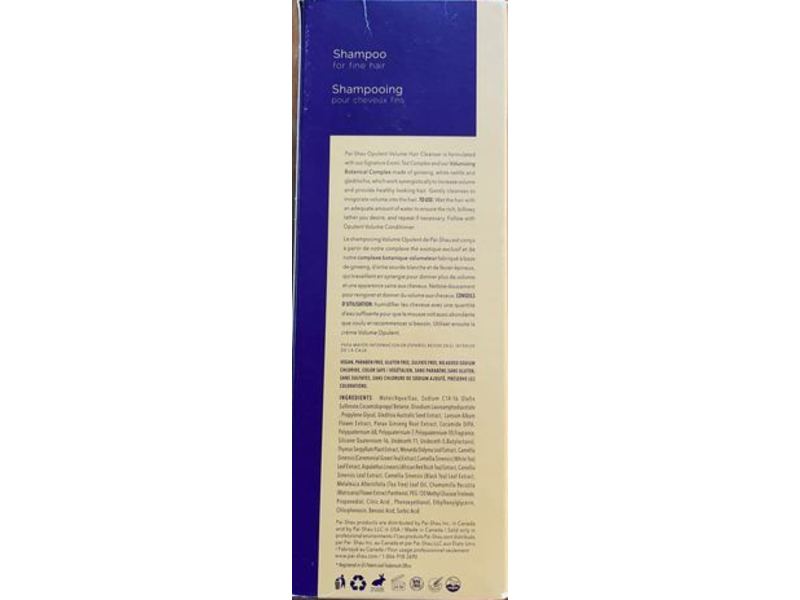 Pai-Shau Hair Cleanser Shampoo, Volume Ritual, 33.8 fl oz/1000 mL