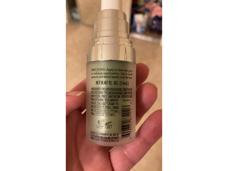 e.l.f. Cosmetics Tone Adjusting Face Primer, Neutral Green, 0.47 oz/14 mL