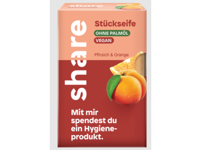 Share Bar Soap, Peach & Orange, 100 g