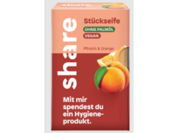 Share Bar Soap, Peach & Orange, 100 g - Image 2