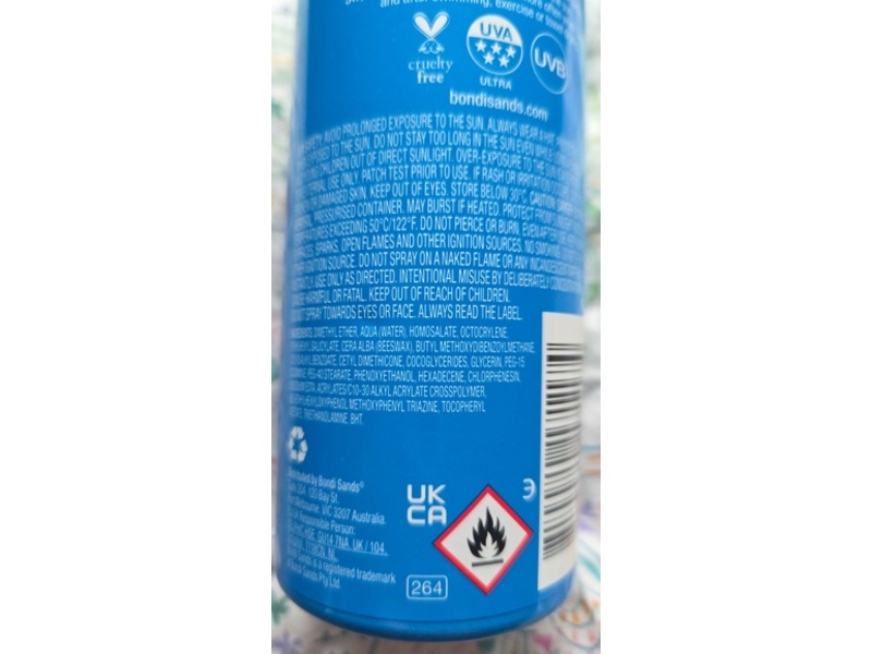 Bondi Sands Sport Sunscreen Spray, SPF 50+, 6.52 fl oz/193 mL