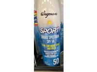 Wegmans Sport Sunscreen, SPF 50, 5.5 oz/156 g - Image 3