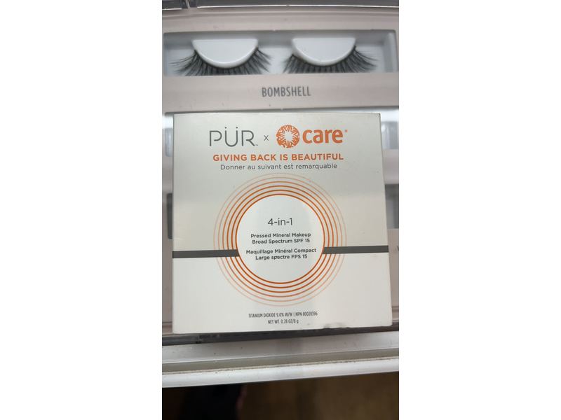 PUR 4-in-1 Pressed Mineral Makeup SPF 15 Powder Foundation with Concealer & Finishing Powder, Beige, 0.28 Ounce
