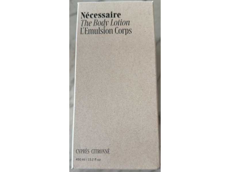 Necessaire The Body Lotion, Cypres-Citronne 15.2 fl oz/450 mL