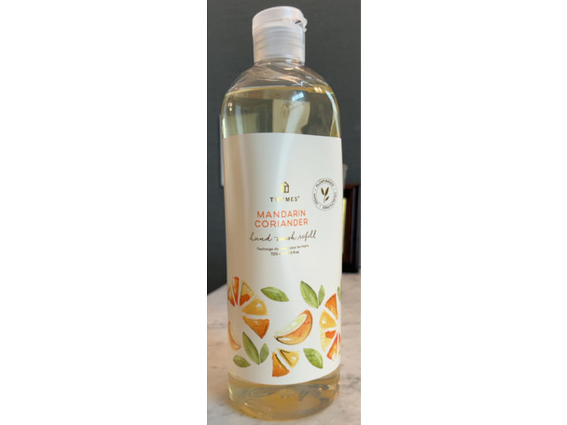 Thymes Hand Wash Refill, Mandarin Coriander, 24.5 fl oz/725 mL