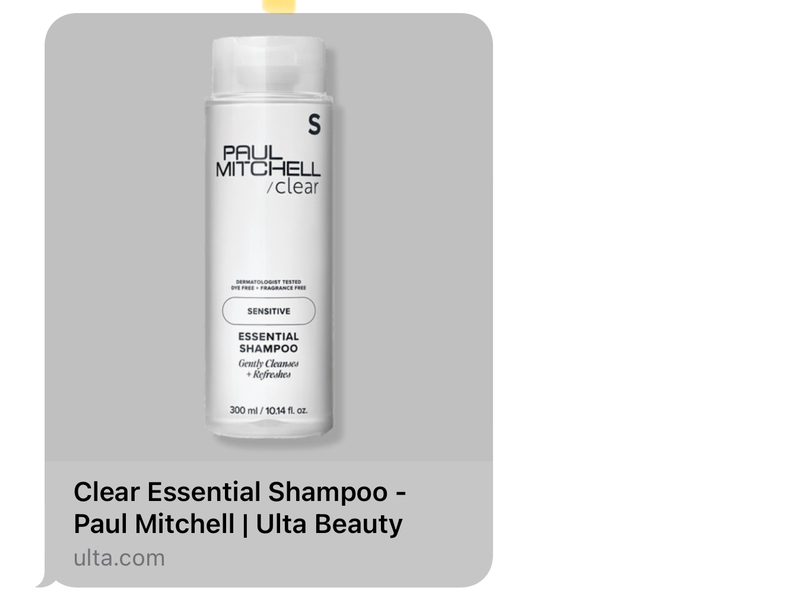 Paul Mitchell Clear Essential Shampoo, 10.14 oz/300 mL