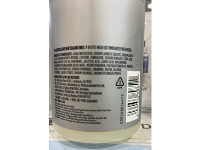 Nioxin Ultimate Power Hair Fall Defense Shampoo, 33.8 fl oz/1000 mL