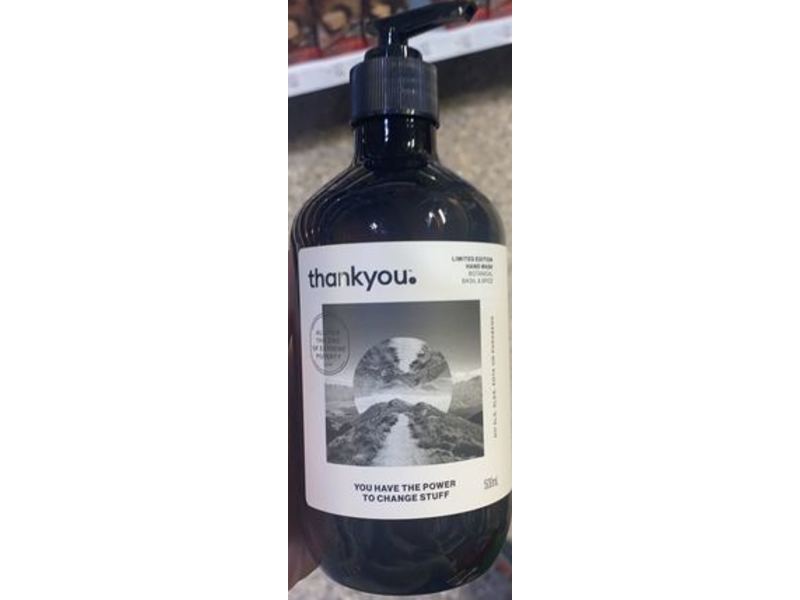 Thankyou Hand Wash, Botanical Basil & Spice, 500 mL