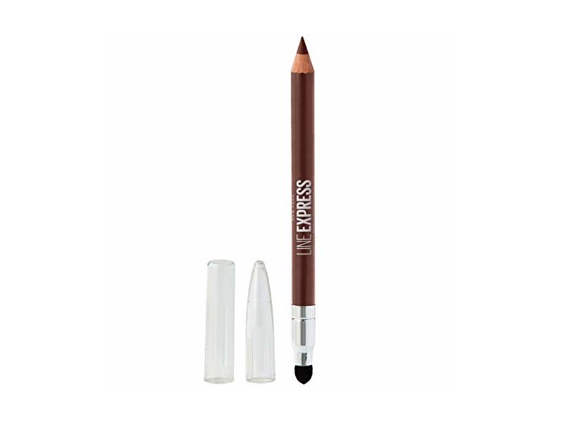 Maybelline New York Line Express Sharpenable Pencil Eyeliner, Brownish Black, 0.035 oz / 1 g