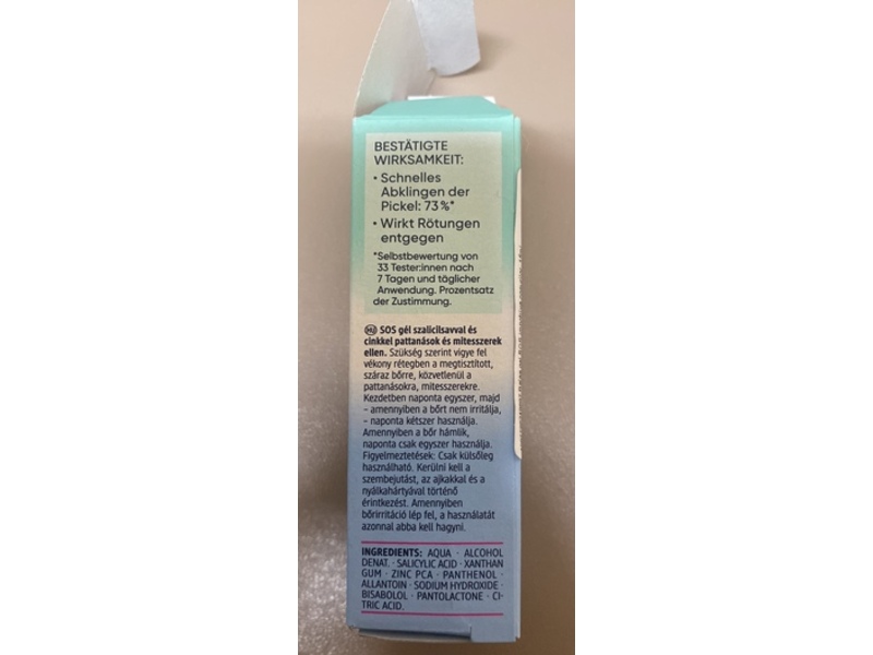Dm Balea Hautrein Anti-Pickel SOS-Gel, 15 mL