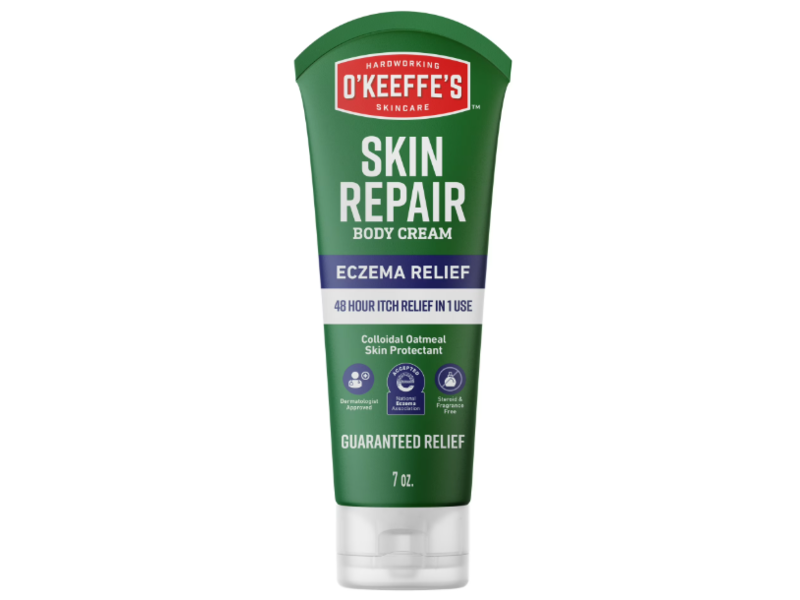 O’Keeffe’s Skin Repair Eczema Relief Body Cream, 2% Colloidal Oatmeal, 7 oz