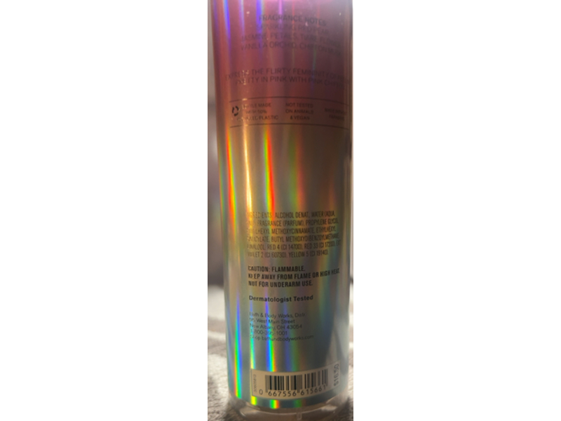 Bath & Body Works Fine Fragrance Mist, Pink Chiffon, 8 fl oz/236 mL, Pack Of 3