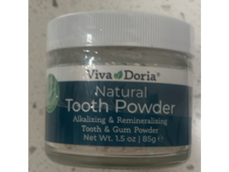 Viva Doria Natural Tooth & Gum Powder, 1.5 oz/85 g