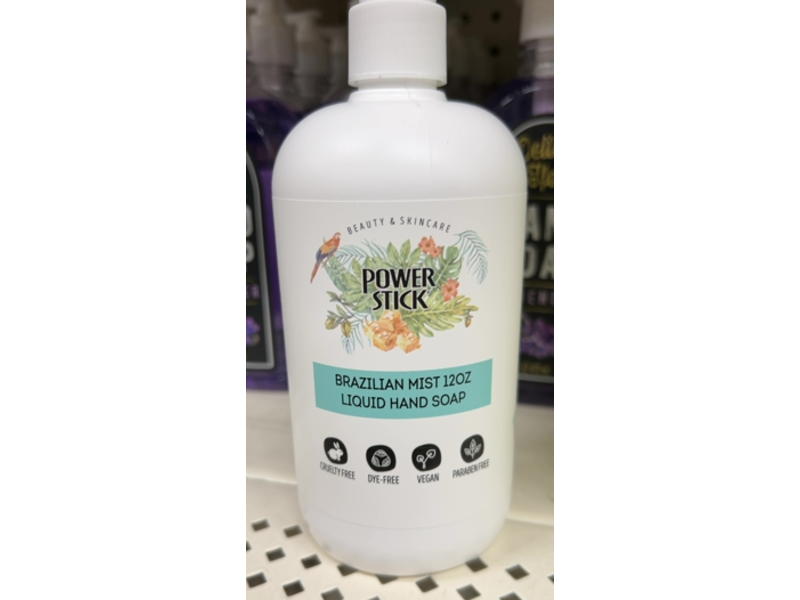 Power Stick Liquid Hand Soap, Brazilian Mist, 12 oz
