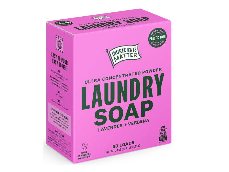 Ingredients Matter Ultra Concentrated Laundry Soap , Lavender, 60 Loads, 30 oz/0.85 kg