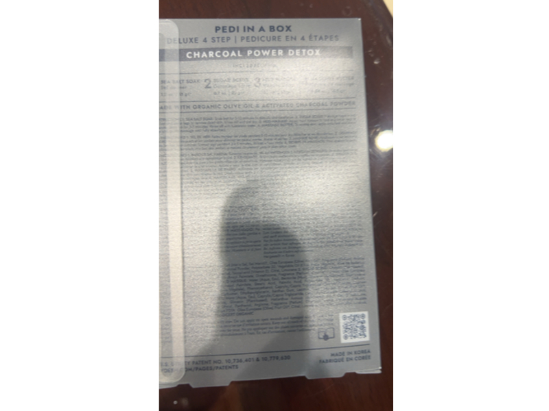 Voesh Pedi Charcoal Power Detox Pedicure Kit, 12 oz/ 35 g