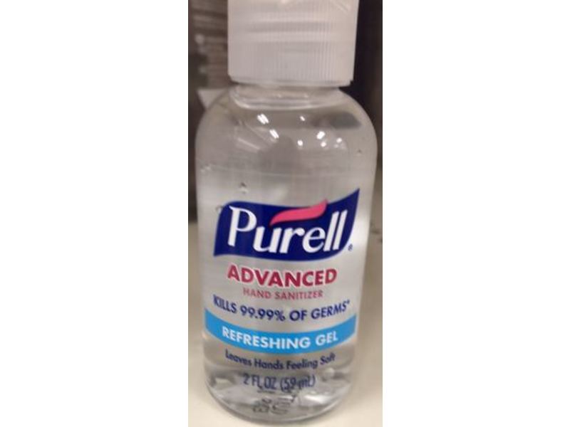 Purell Advanced Hand Sanitizer, Refreshing Gel, 2 fl oz/59 mL