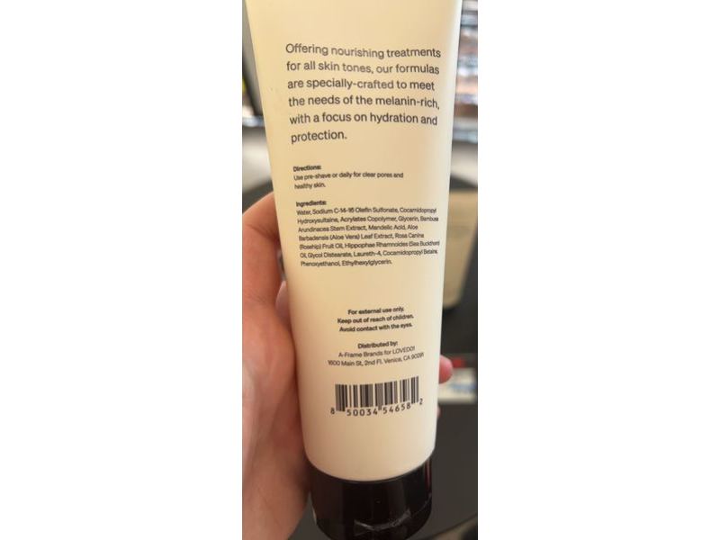 Loved01 Exfoliating Cleanser, 6 fl oz/177 mL