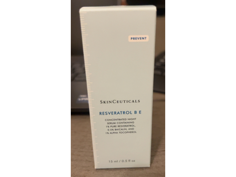 Skinceuticals Resveratrol B E Concentrated Night Serum, 0.5 fl oz/15 mL