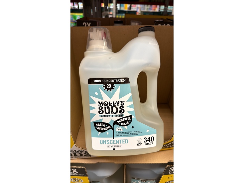 Molly's Suds Laundry Detergent, 340 Loads, 170 fl oz