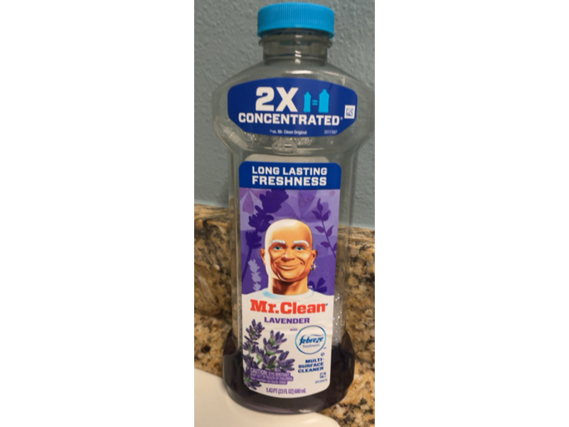 Mr. Clean Multi-Surface Cleaner, Lavender, 23 fl oz/600 mL
