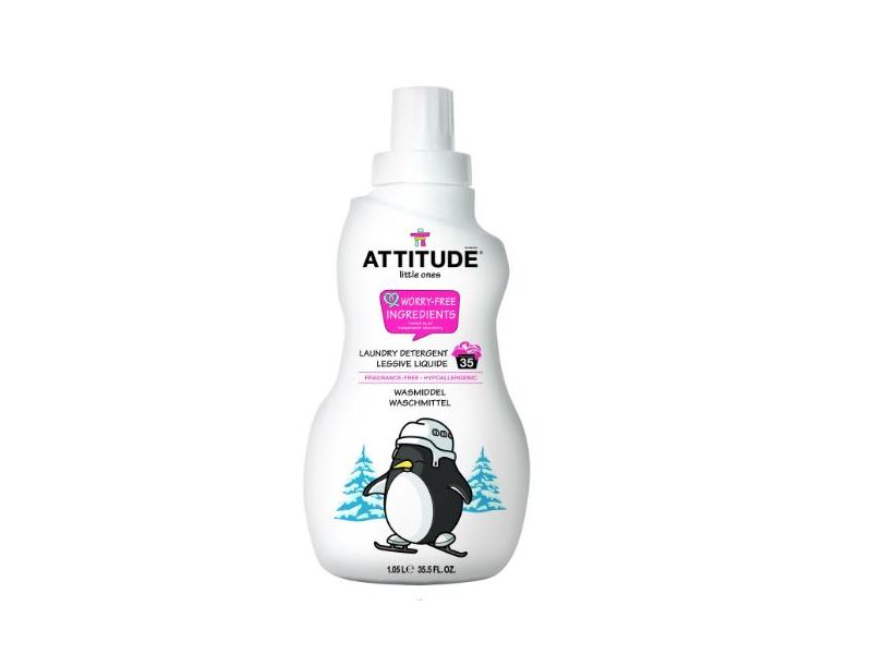 Attitude Little Ones Laundry Detergent, Fragrance Free, 1.05 L
