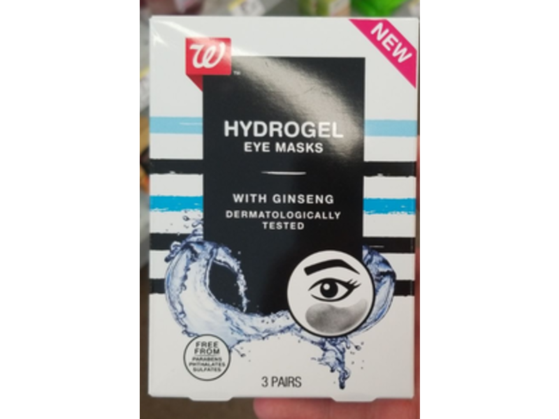 Walgreens Hydrogel Eye Masks, 3 Count