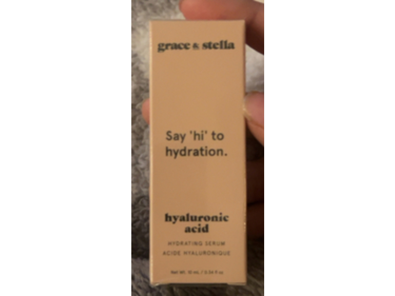 Grace & Stella Hydrating Serum, Hyaluronic Acid, 0.34 fl oz/10 mL