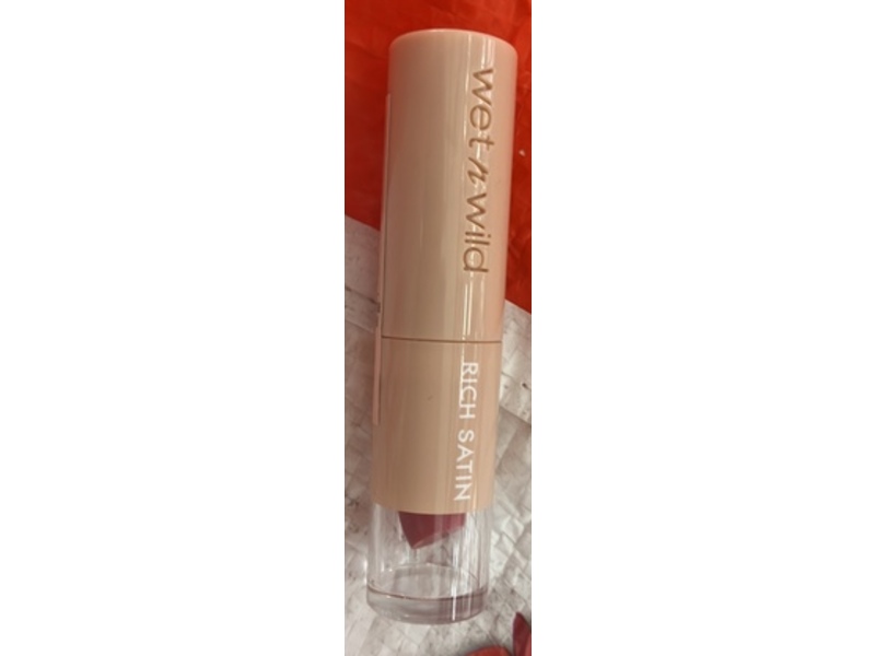Wet N Wild Rich Satin Lip Stick, Disco Rose, .11 oz