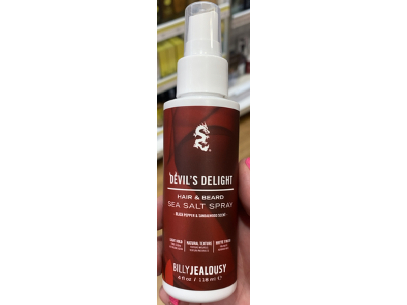 Billy Jealousy Devil's Delight Sea Salt Spray, 4 fl oz/118 mL