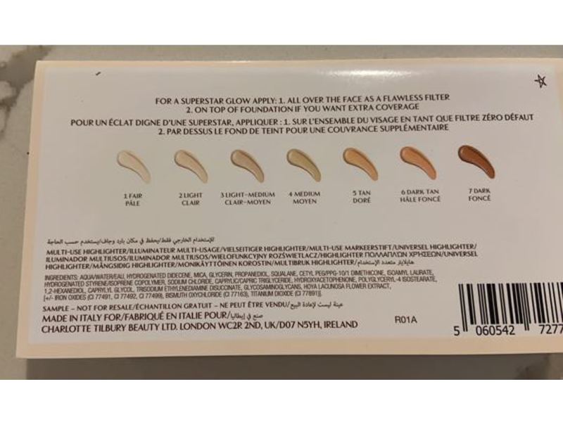 Charlotte Tilbury Hollywood Flawless Filter Set, 1 to 7 Colors