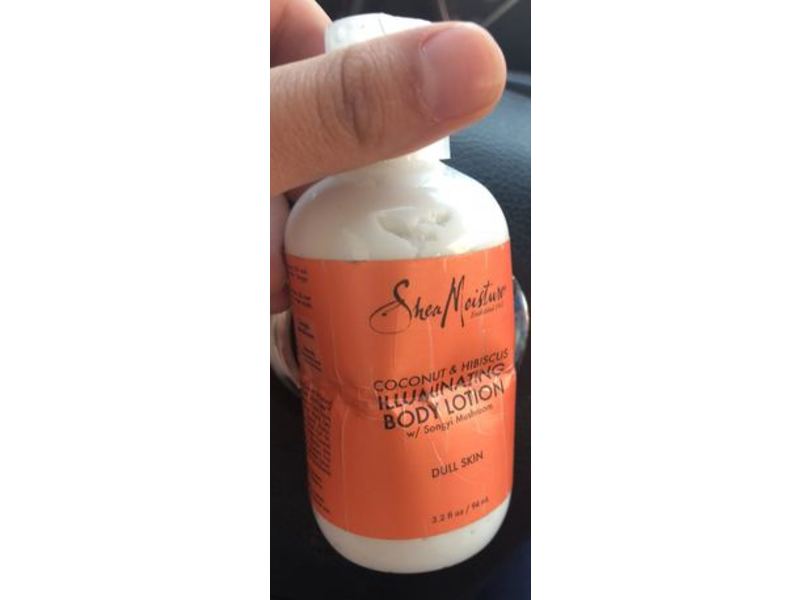 SheaMoisture Illuminating Body Lotion, Coconut & Hibiscus, 3.2 fl oz/95 mL