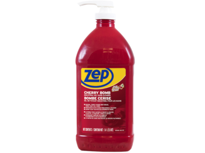 Zep Industrial Gel Hand Cleaner, Cherry Bomb, 1.4 L