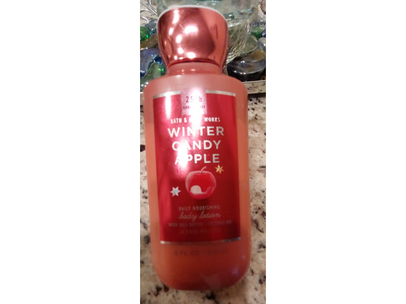 Bath & Body Works Daily Nourishing Body Lotion, Winter Candy Apple, 8 fl oz/236 mL