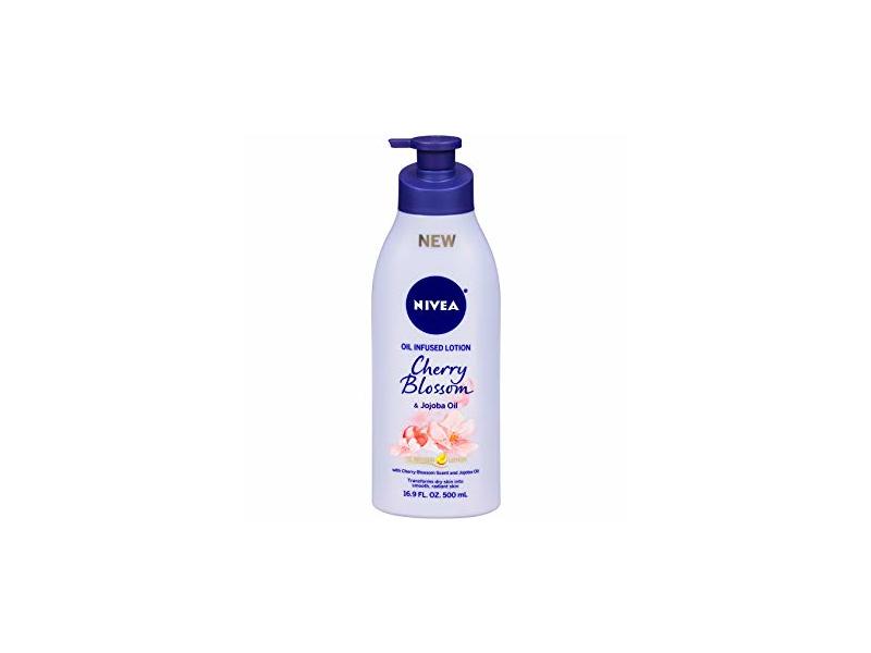 NIVEA Oil Infused Body Lotion, Cherry Blossom & Jojoba Oil, 16.9 fl oz  Ingredients and Reviews