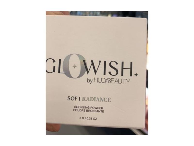 Huda Beauty Glowish Soft Radiance Bronzing Powder, Medium, 0.28 oz/8 g