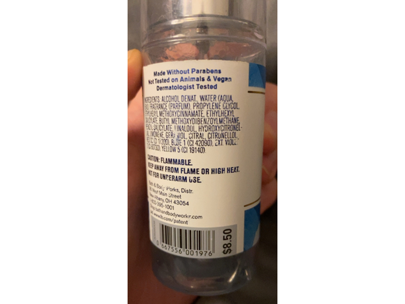 Bath & Body Works Fine Fragrance Mist, Gingham, 2.5 fl oz/75 mL