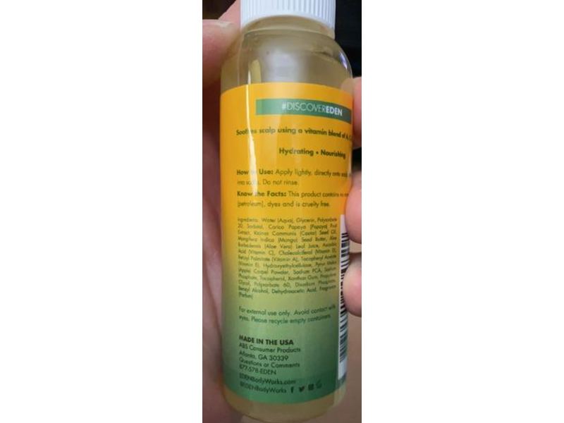 Eden Bodyworks Papaya Castor Scalp Massaging Serum, 2 fl oz/59 mL