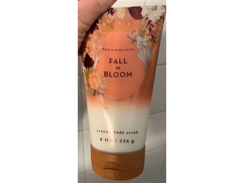 Bath & Body Works Fall In Bloom Creamy Body Scrub, 8 oz/226 g