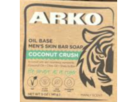 Arko Oil Base Men's Skin Bar Soap, Coconut Crush, 5 oz/141 g - thumbnail 1