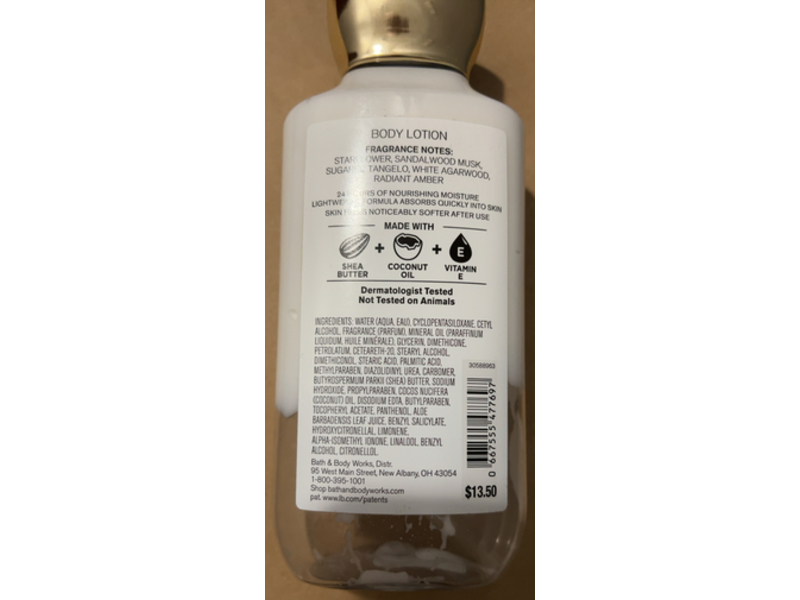 Bath & Body Works In the Stars Body Lotion, Shea Butter & Vitamin E, 8 fl oz/236 mL