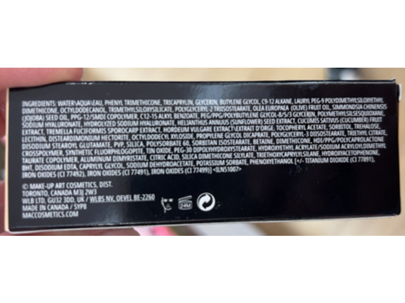 M.A.C. Studio Radiance Serum Foundation, NC 10, 1.0 fl oz/30 mL