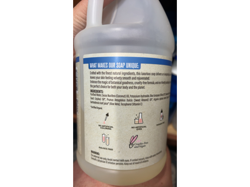 Bamboo & Birch Pure Castile All-In-1 Liquid Soap, 64 oz/1892 mL