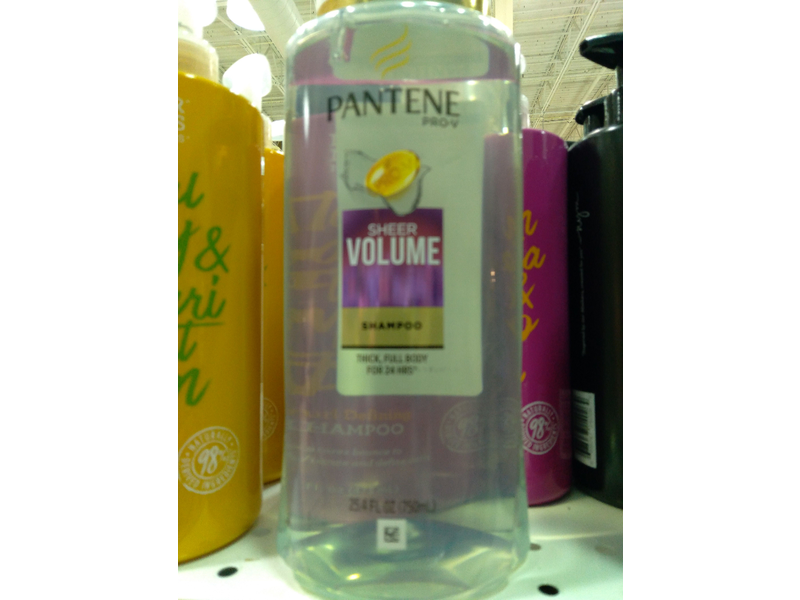 Pantene Sheer Volume Shampoo, 25.4 fl oz/750 mL